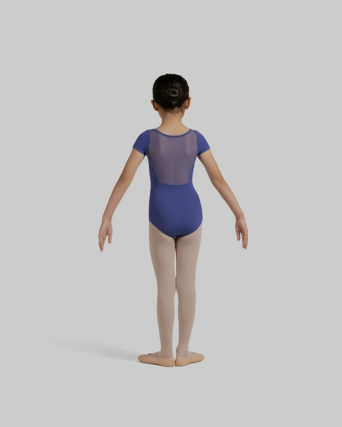 Bloch Leilani Girl’s Iris Embroidered Cap Sleeve Leotard