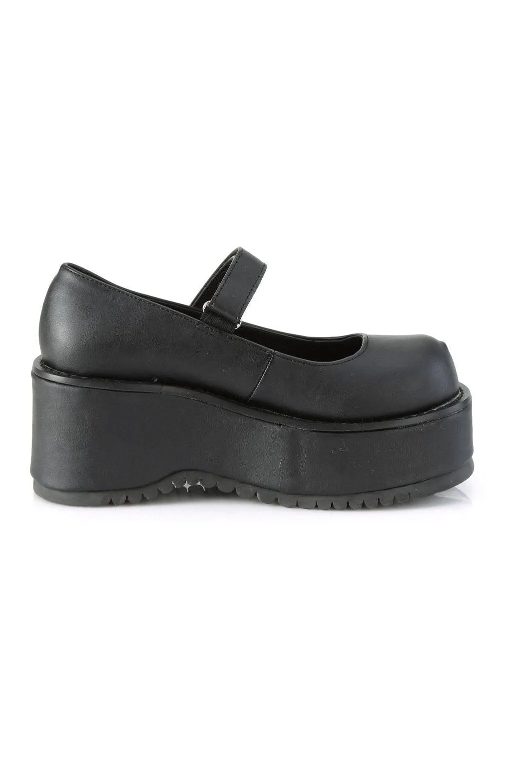 DOLLIE-01 Lolita | Black Faux Leather