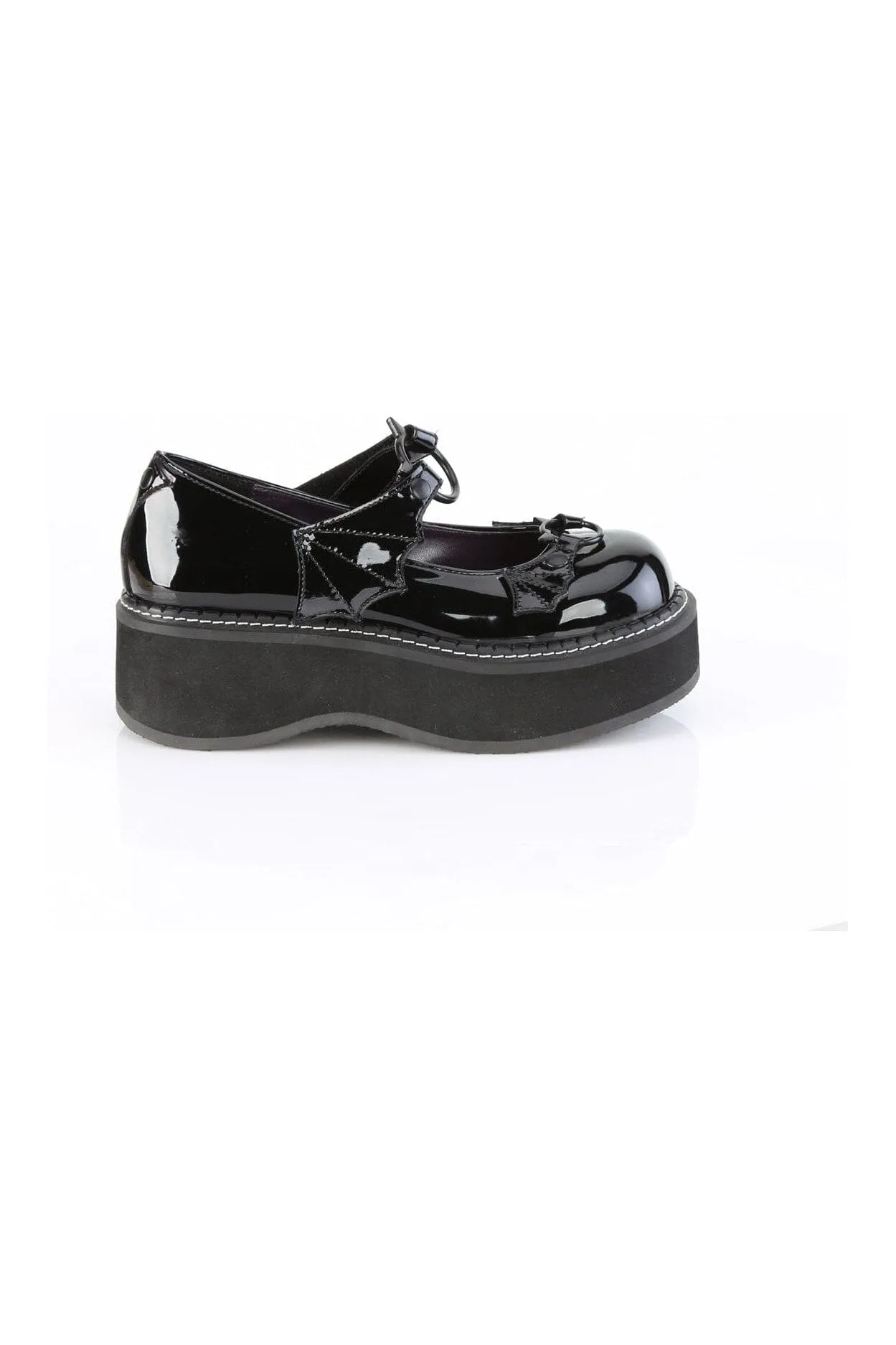EMILY-23 Black Patent Mary Jane
