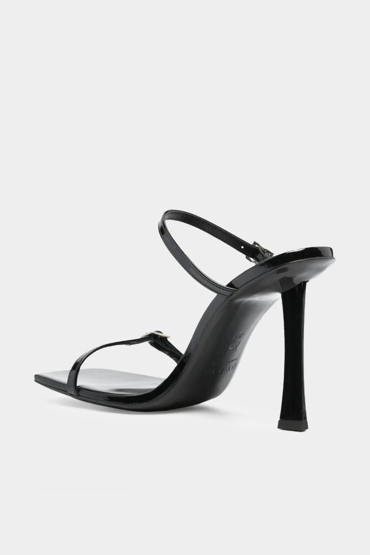 Flick Black Patent Leather Sandal