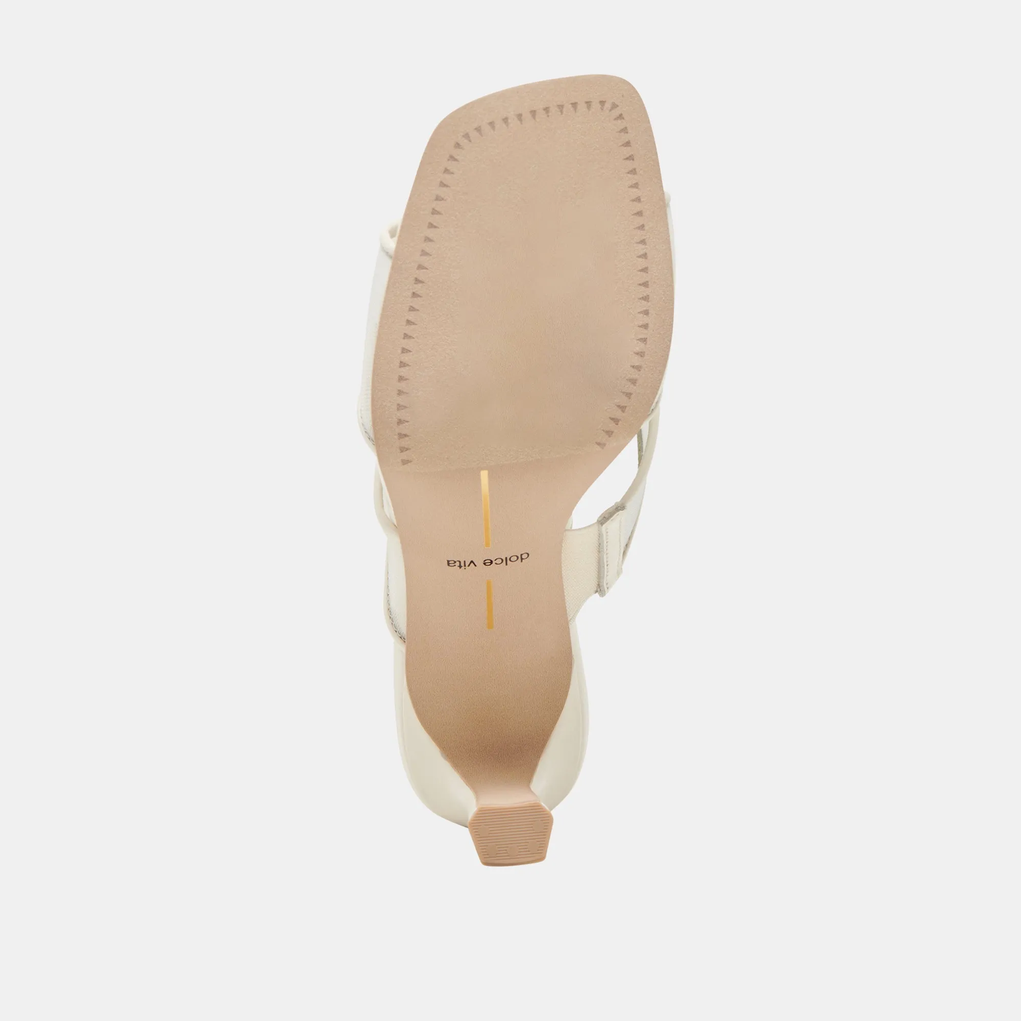 GITEL HEELS OFF WHITE MESH