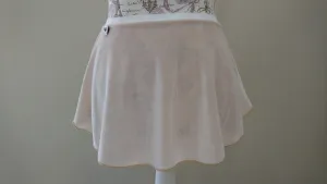 【Light Beige】Velvet pull-on skirt