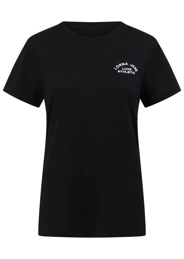 Lorna Jane Lotus T-Shirt - Black
