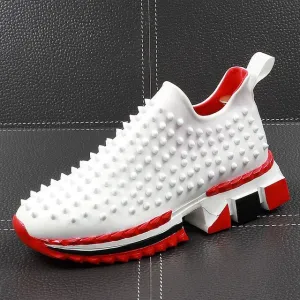 Men's Designer Rivet Sneakers..