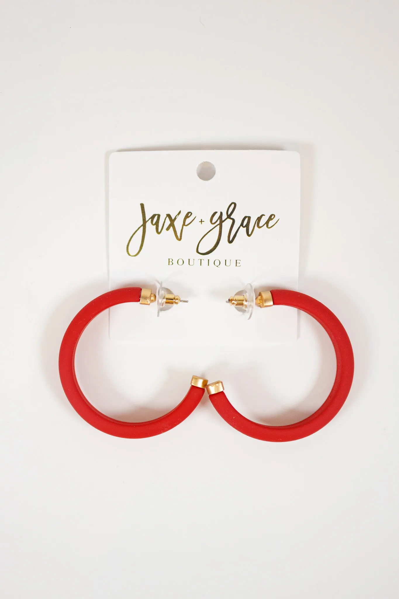 MM Red and Black Earrings, VARIOUS
