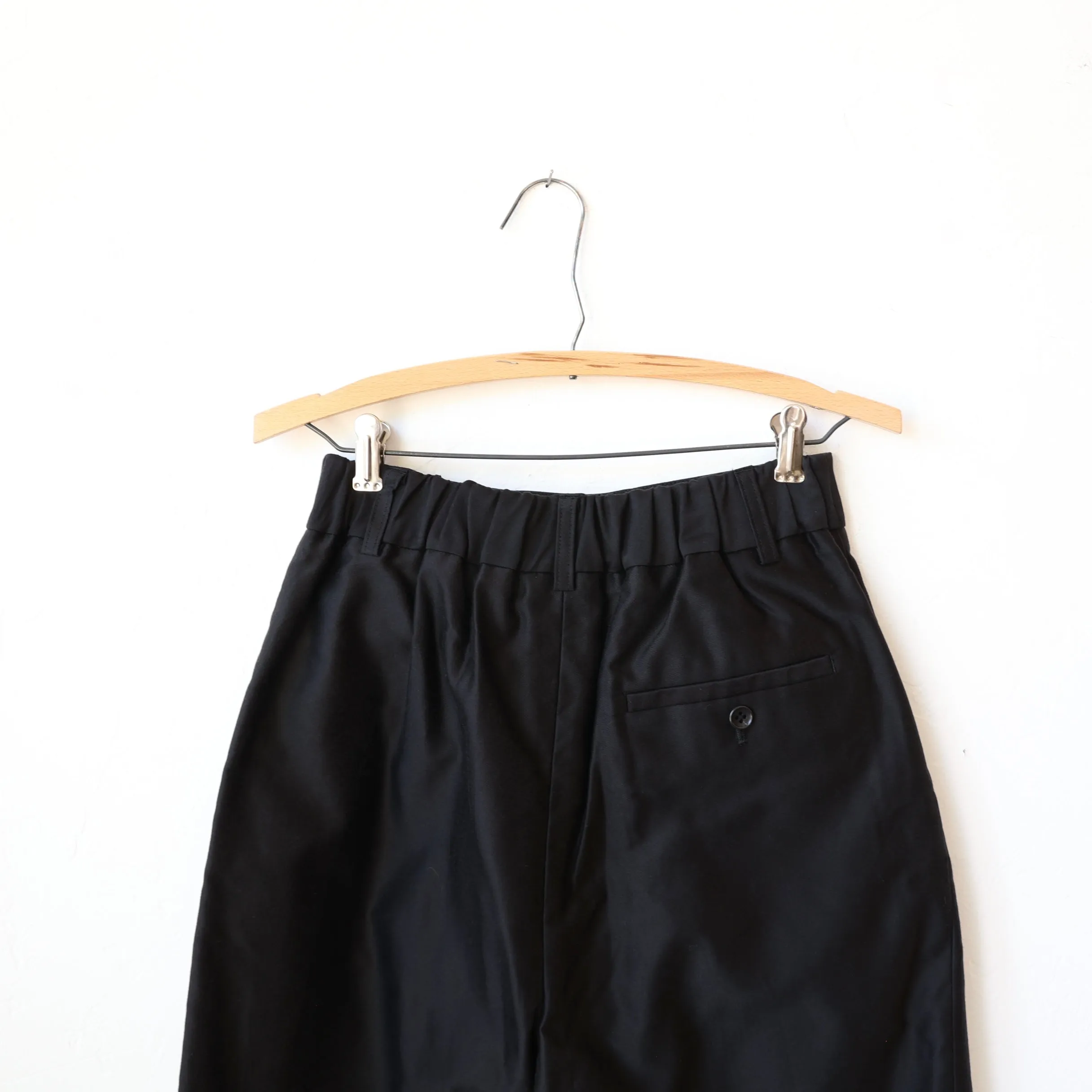 Nicholson & Nicholson Straight Pleat Pants - Navy