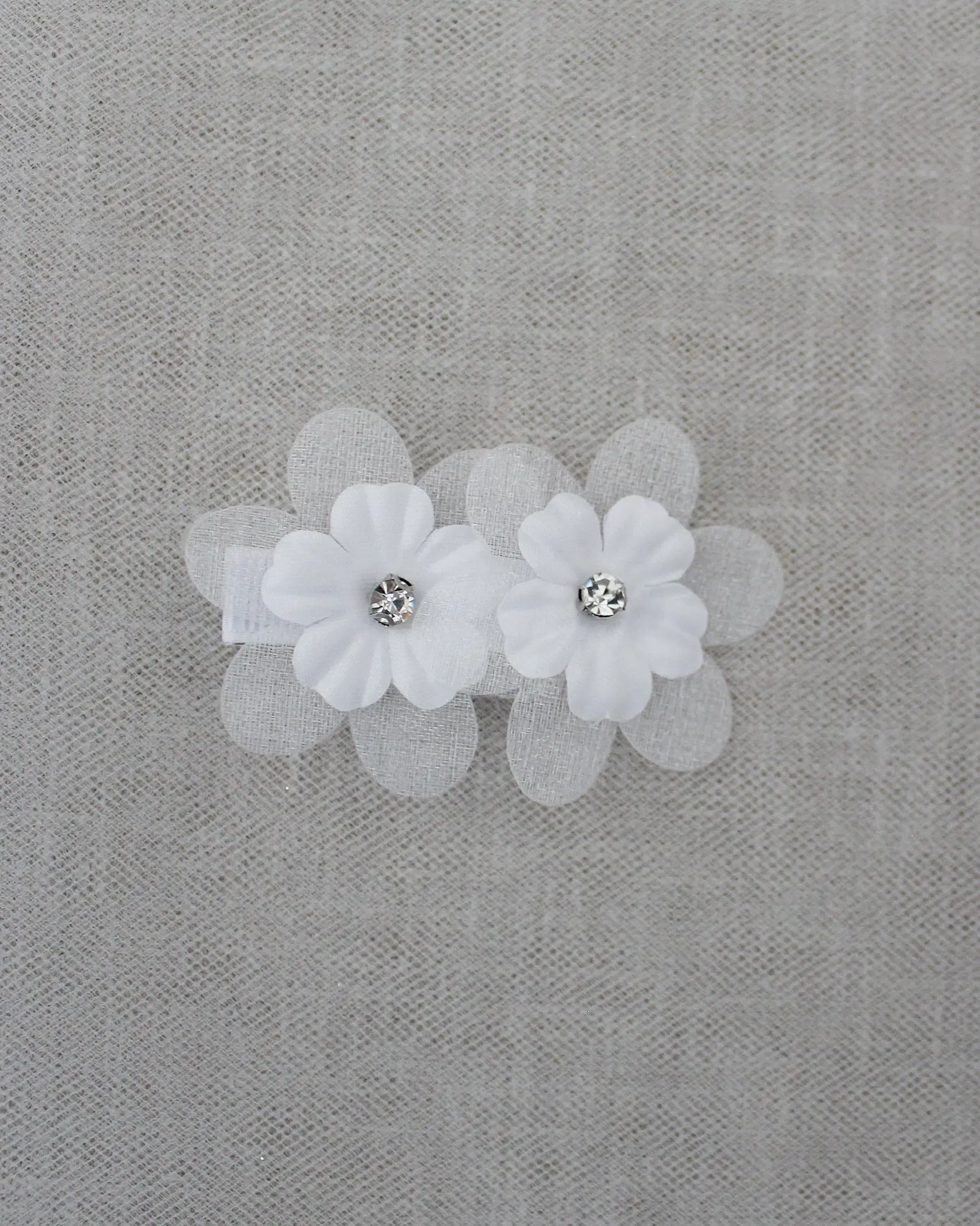 Rhinestone Flower Hair Clip