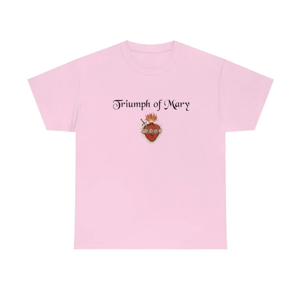 Triumph of Mary Catholic Traditional Religious Shirt