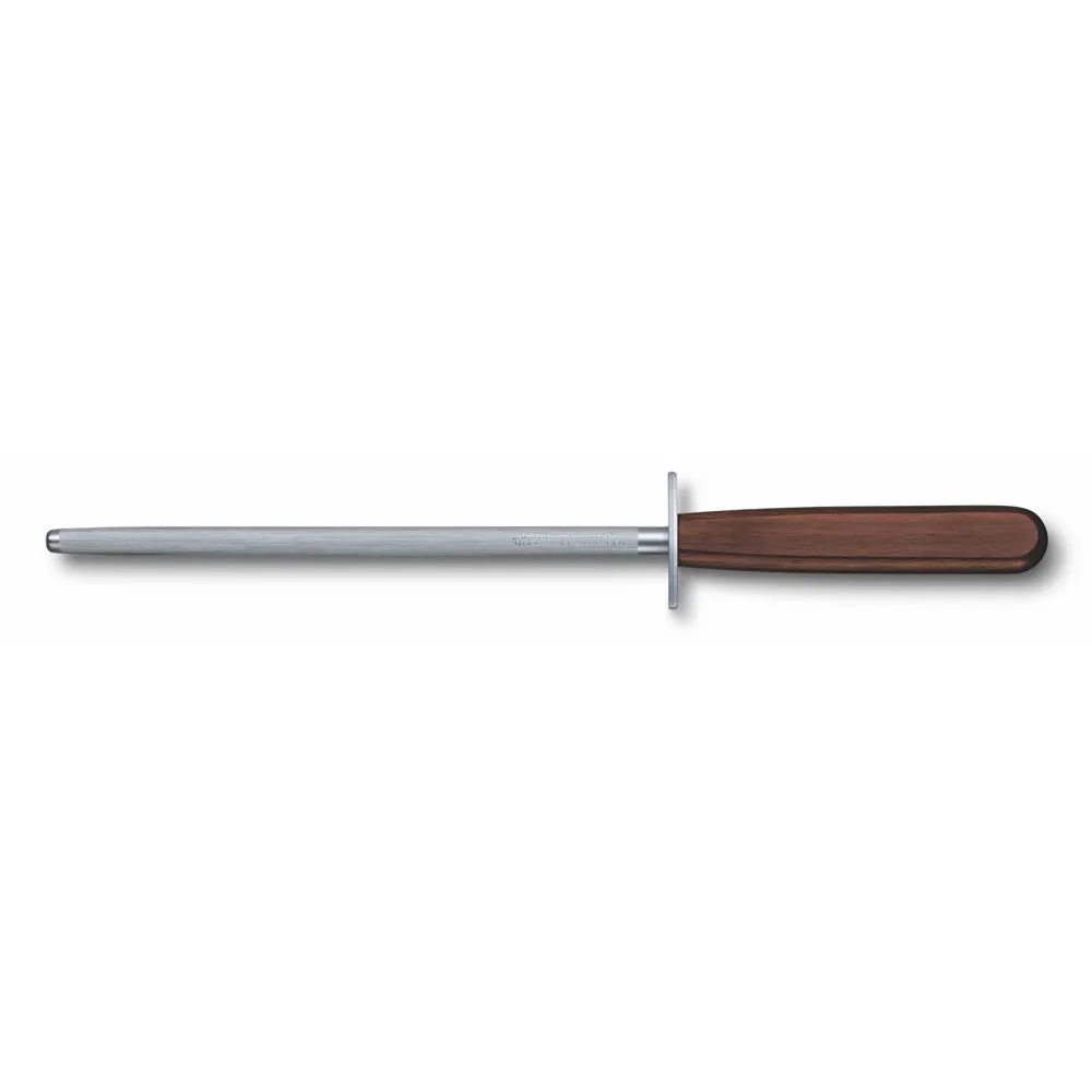 Victorinox Kitchen Sharpening Round Middle Fine Cut Steel 20cm (Wood)