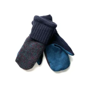 Women's Mittens - Blue Pattern - 1260 M/L