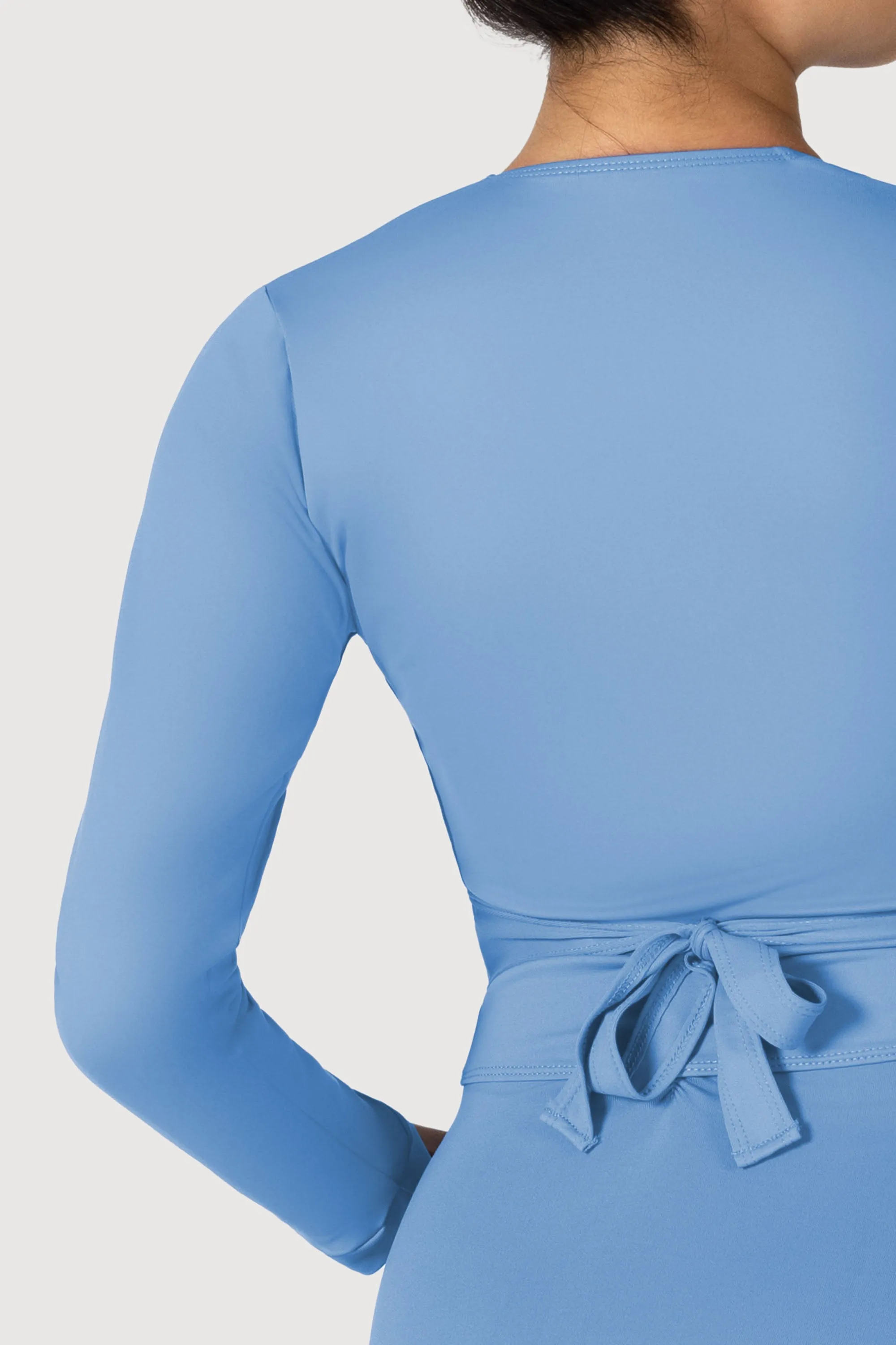 Z0858L - Bloch Overture Crossover Womens Long Sleeve Wrap Top